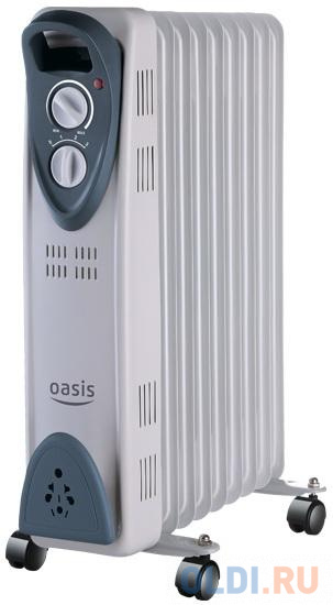 

Масляный радиатор Oasis UT-25 2500 Вт серый