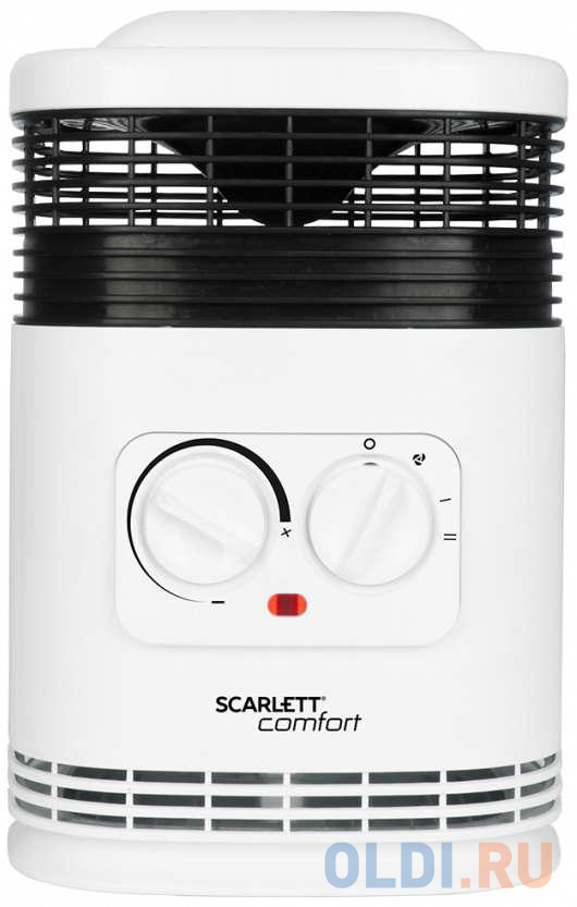 Тепловентилятор Scarlett SC-FH1.513MC 1500Вт белый кружка narumi воздушный белый 370 мл