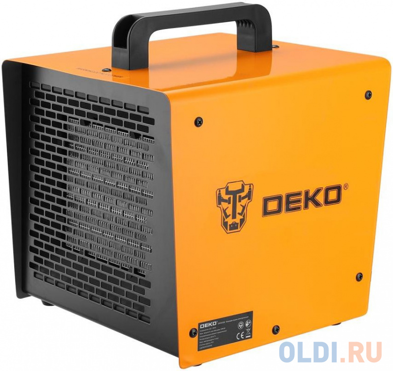 Тепловая пушка DEKO DKIH3300 3300 Вт чёрный желтый фото