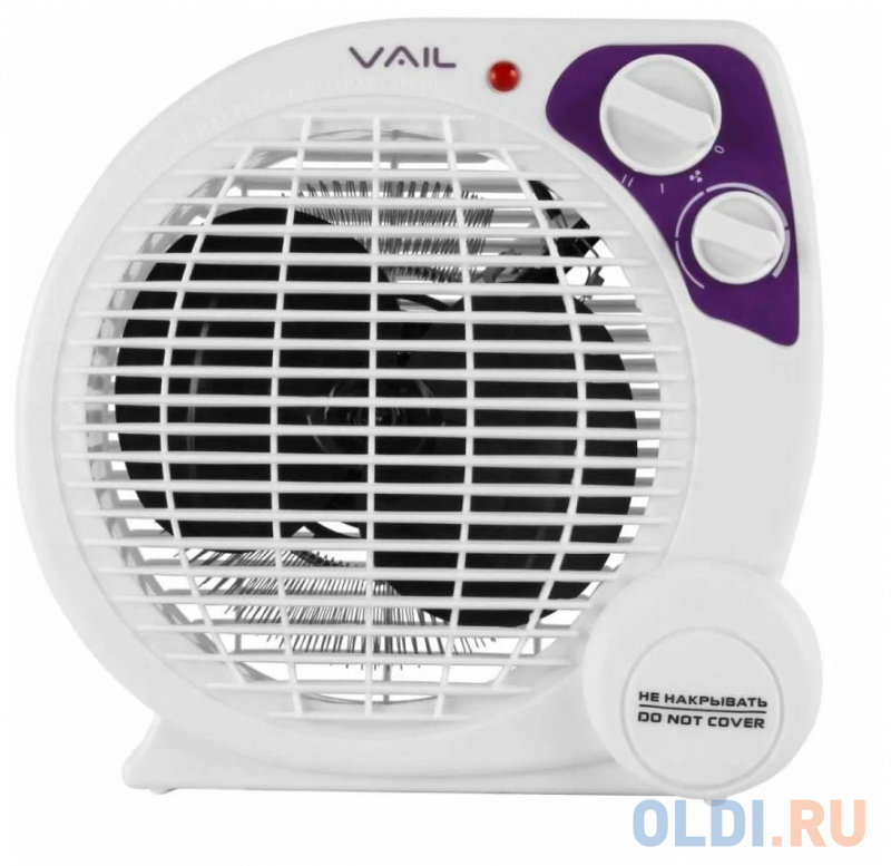 

Тепловентилятор Vail VL-3100 2000 Вт белый