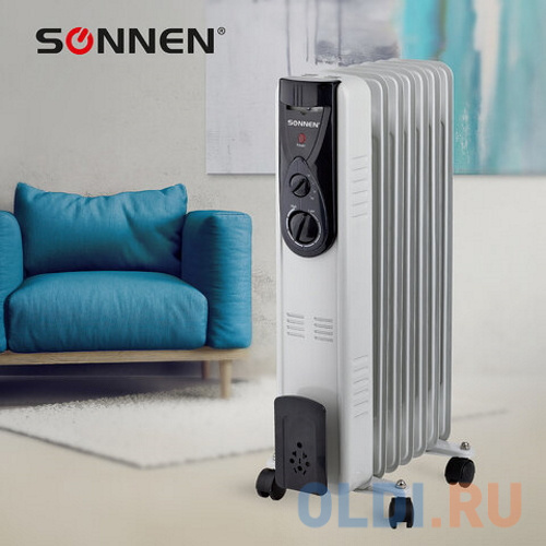 Масляный радиатор Sonnen DFB-07BS 1500 Вт серый фото