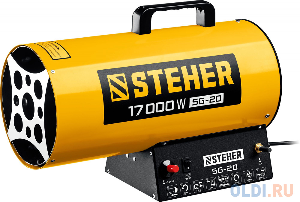 

Газовая тепловая пушка STEHER, 17 кВт