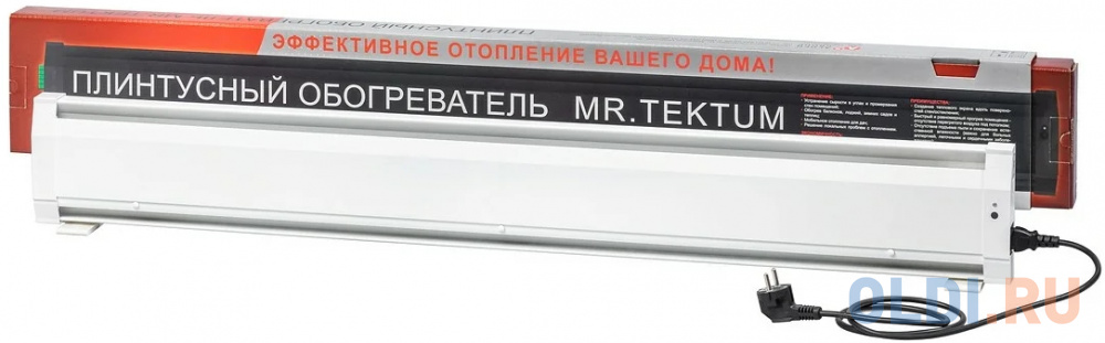 

Mr.Tektum Электрический плинтусный обогреватель 450Вт Smart 1,1м Белый AG-SMART11-WR