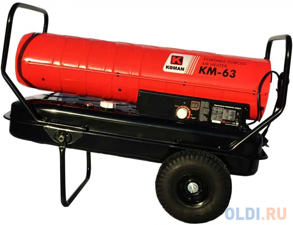 

KOMAN Тепловая пушка модель (диз/керос) 63KW прямой нагрев, Юж.Корея KM-63