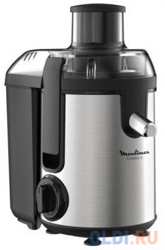 

Соковыжималка Moulinex Frutelia Plus JU420D10 400 Вт серебристый чёрный