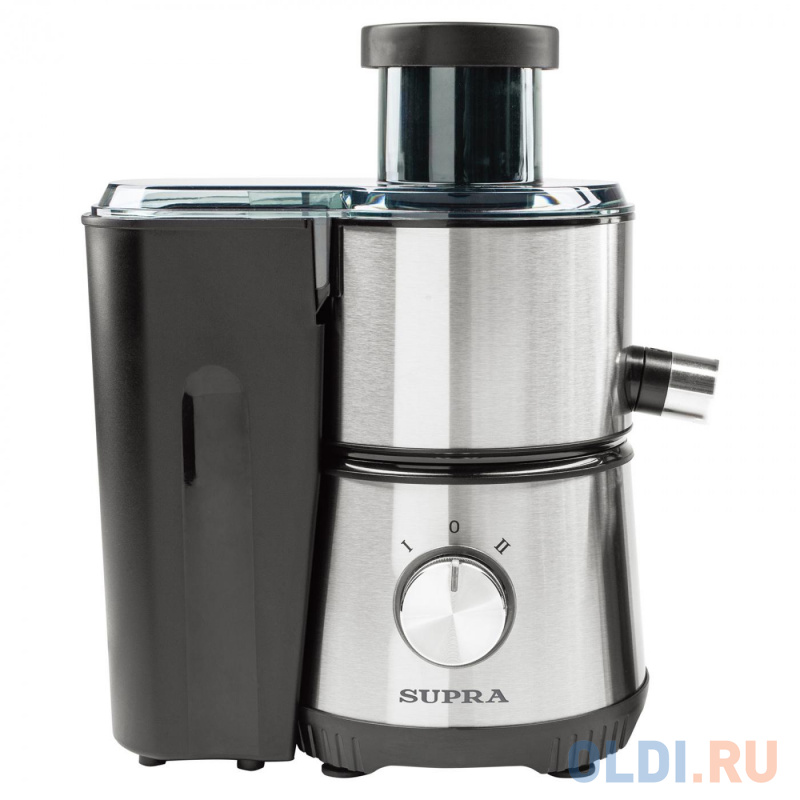 

Соковыжималка Supra JES-1440 400 Вт серебристый чёрный
