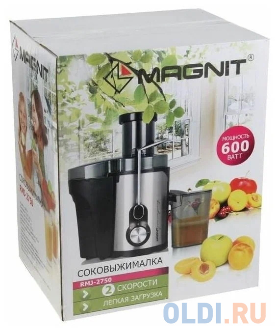Соковыжималка Magnit RMJ-2750 600 Вт чёрный фото