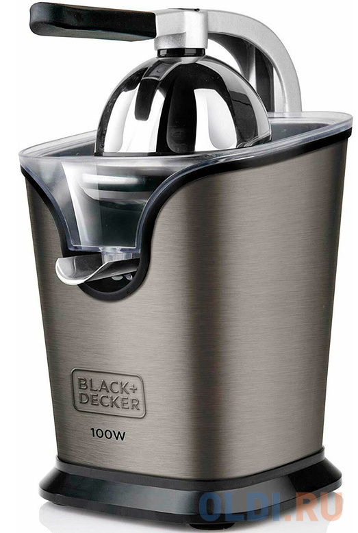 Соковыжималка Black+Decker BXCJ100E 100 Вт нержавеющая сталь кофеварка   decker bxco800e 800 вт