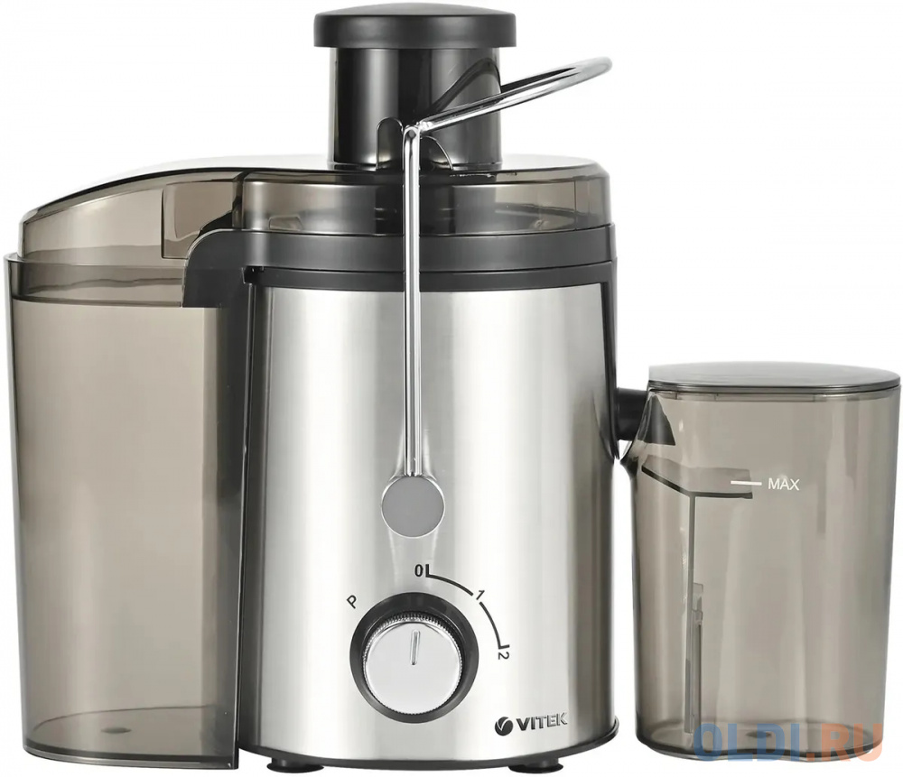 

Соковыжималка центробежная Vitek VT-1605 1000Вт рез.сок.:550мл. нержавеющая сталь