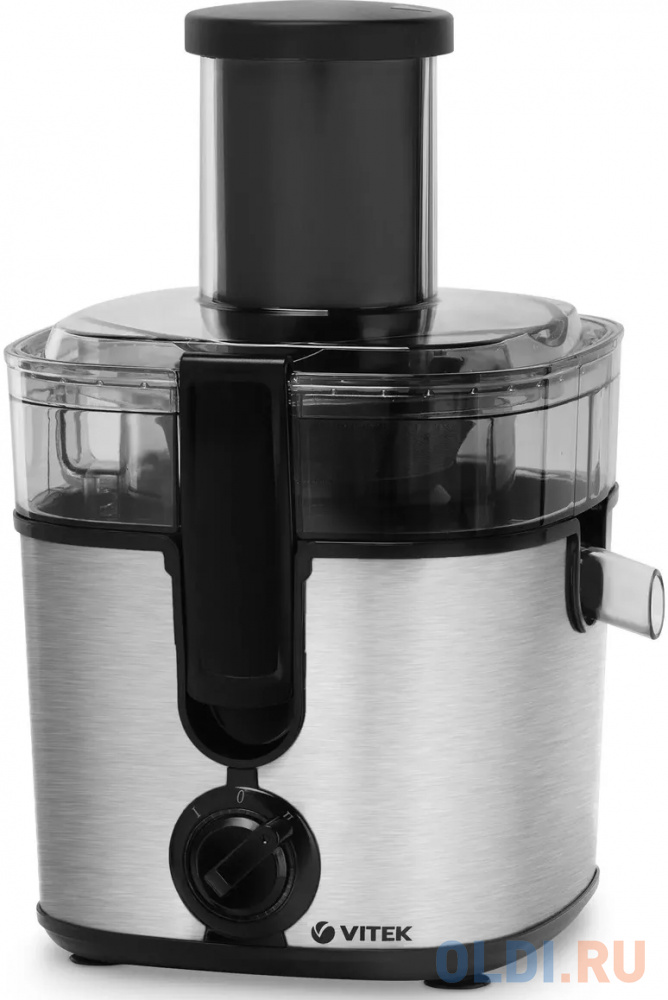 

Соковыжималка центробежная Vitek VT-1600 1000Вт рез.сок.:600мл. стальной