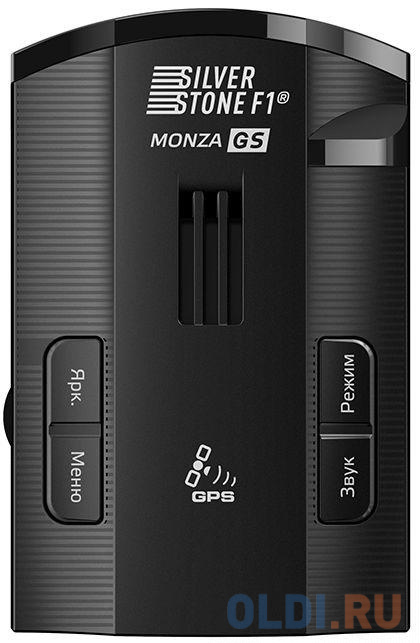 Радар-детектор Silverstone F1 Monza GS GPS приемник черный Радар-детектор Silverstone F1 Monza GS GPS приемник черный фото