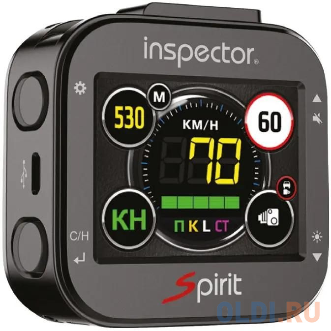 Радар-детектор Inspector SPIRIT AIR GPS приемник черный