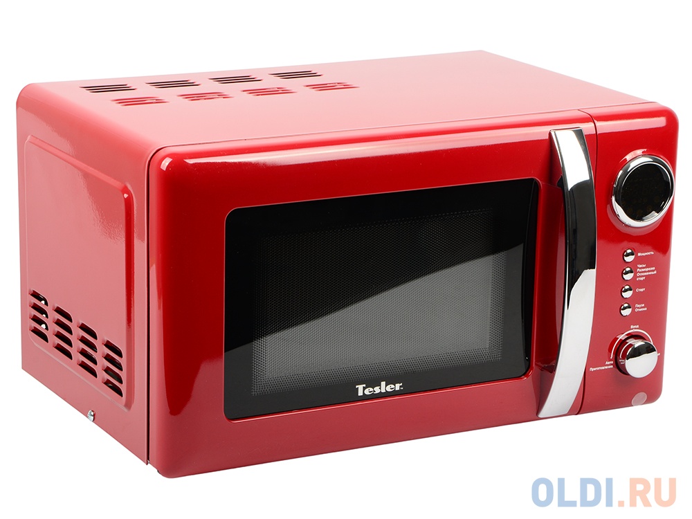 Микроволновая печь TESLER ME-2055 Red, соло, 20л, 700 Вт., механическое .