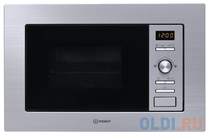 

Встраиваемая микроволновая печь Indesit MWI 121.2 X 800 Вт серебристый