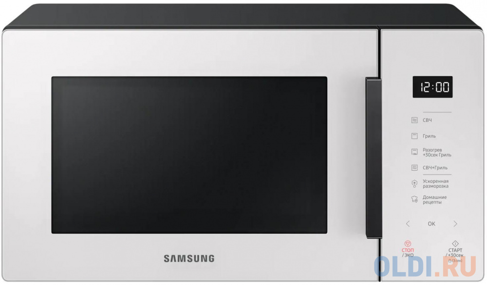 Микроволновая Печь Samsung MG23T5018AE 23л. 800Вт черный/белый