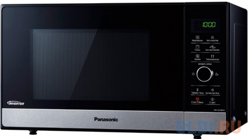 

Микроволновая печь Panasonic NN-SD38HSZPE 1000 Вт серебристый чёрный