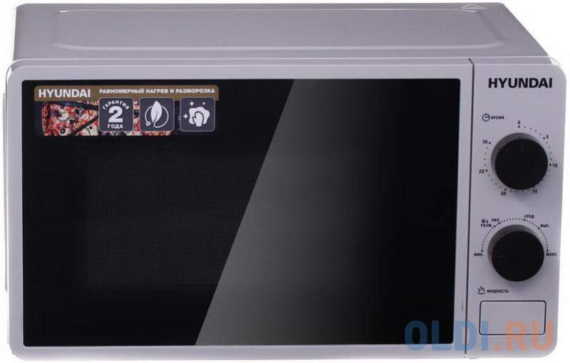 

Микроволновая печь Hyundai HYM-M2002 700 Вт серебристый