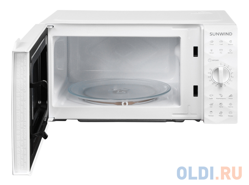 Микроволновая печь SunWind SUN-MW001 600 Вт белый фото