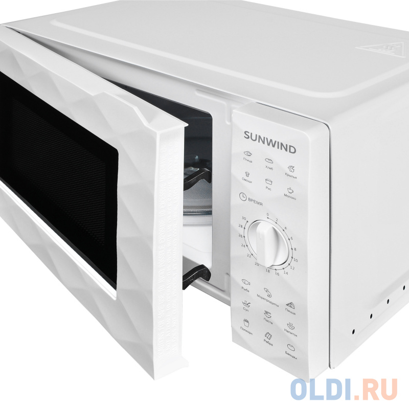 Микроволновая печь SunWind SUN-MW001 600 Вт белый фото