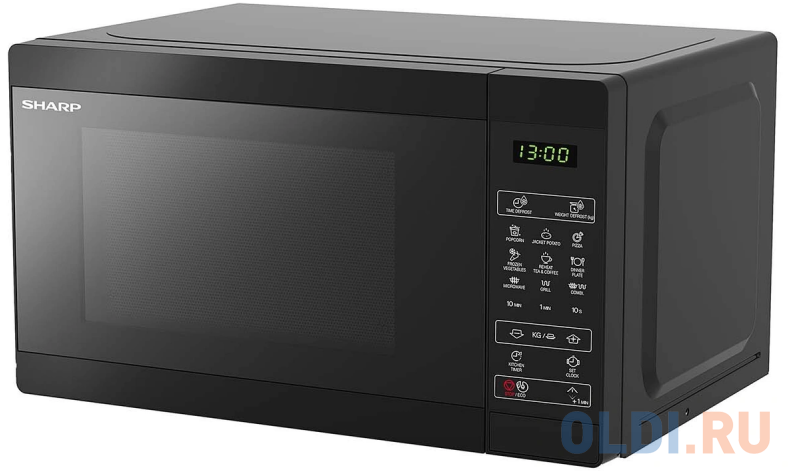 Микроволновая печь Sharp R6800RK 800 Вт чёрный микроволновая печь caso m 20 electronic 800 вт чёрный
