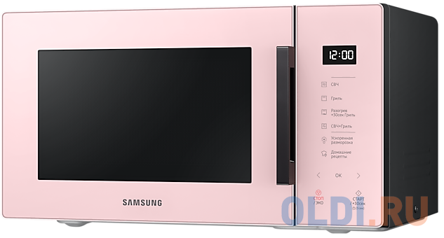 Микроволновая Печь Samsung MG23T5018AP/BW 23л. 800Вт розовый фото