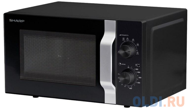 

Микроволновая печь Sharp/ 20 л, 800 Вт, эмаль,черный, 457x262x375мм, Чёрный