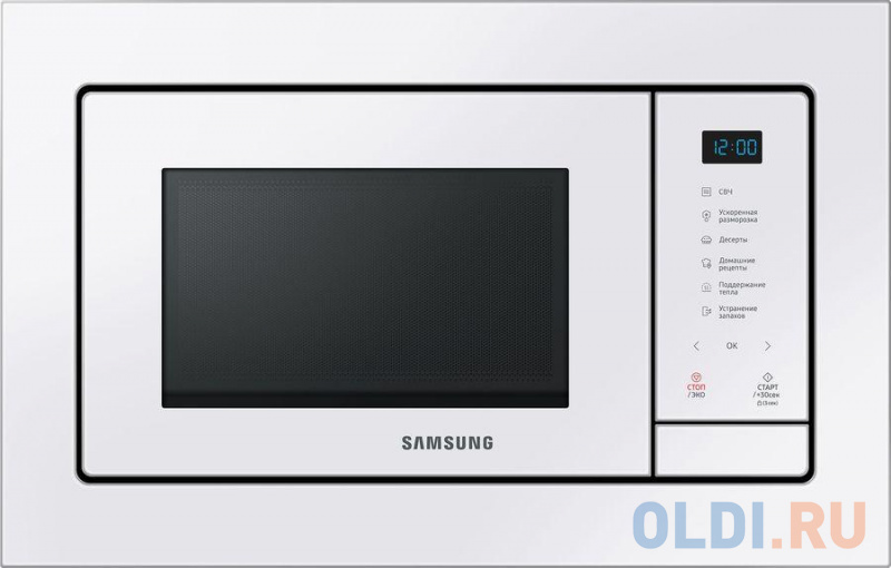 

Встраиваемая микроволновая печь Samsung MS20A7118AW 850 Вт белый