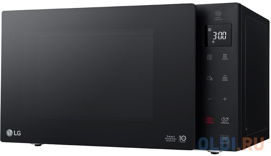 Микроволновая печь LG MW25R35GIS 1000 Вт чёрный микроволновая печь caso m 20 electronic 800 вт чёрный