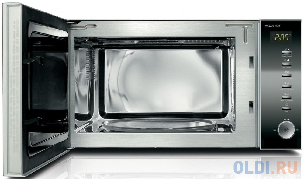 Микроволновая печь CASO MCG 30 Ceramic Chef 900 Вт серебристый чёрный фото