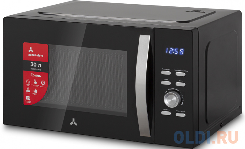 Микроволновая печь AccesStyle MG30D100B 950 Вт чёрный Микроволновая печь AccesStyle MG30D100B 950 Вт чёрный фото