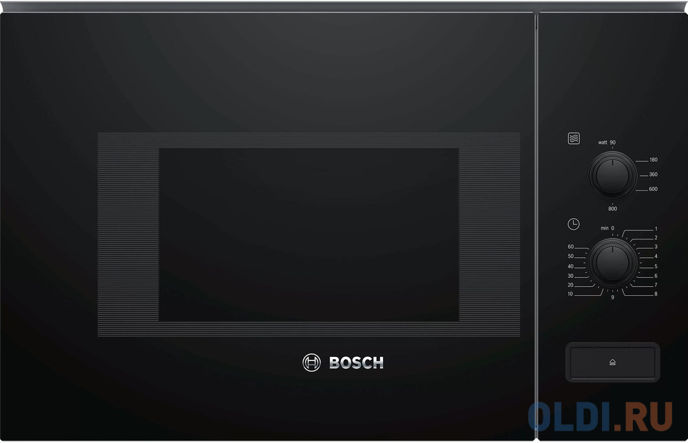 Встраиваемая микроволновая печь Bosch BFL520MB0 800 Вт чёрный микроволновая печь leff 20md733bg 700 вт чёрный