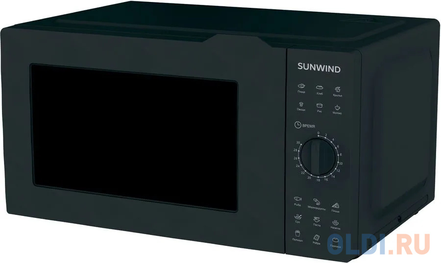 Микроволновая печь SunWind SUN-MW002 700 Вт чёрный