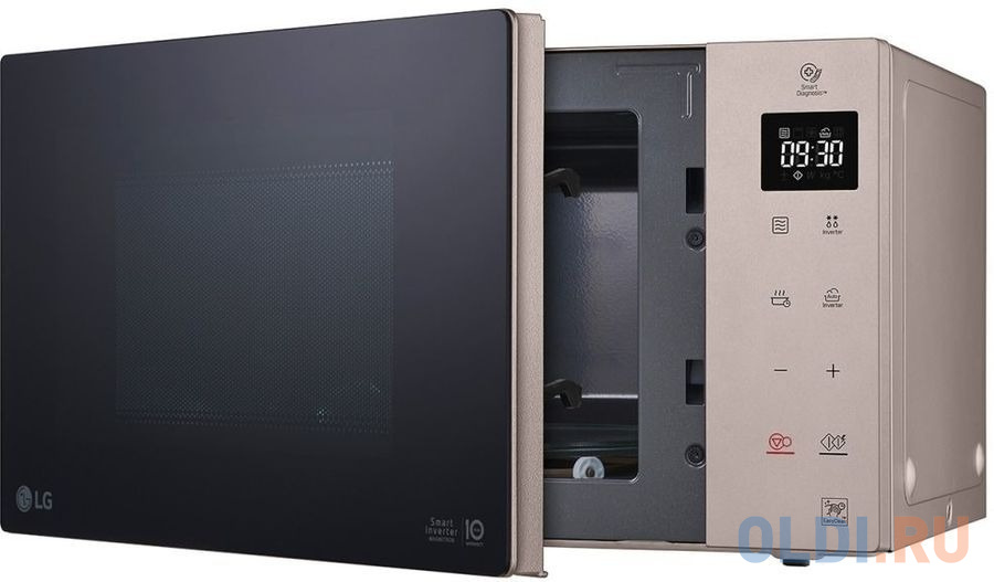 Микроволновая печь LG MS2535GISH 1000 Вт бежевый чёрный фото