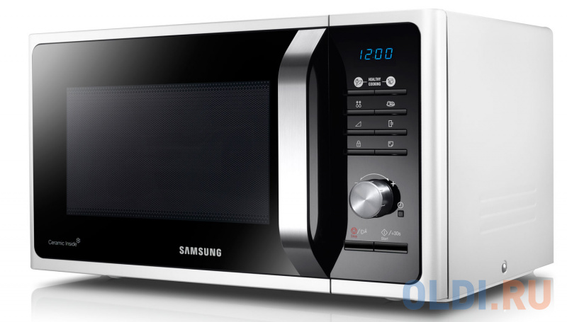 Микроволновая печь Samsung MG23F301TQW/BW 800 Вт серебристый фото