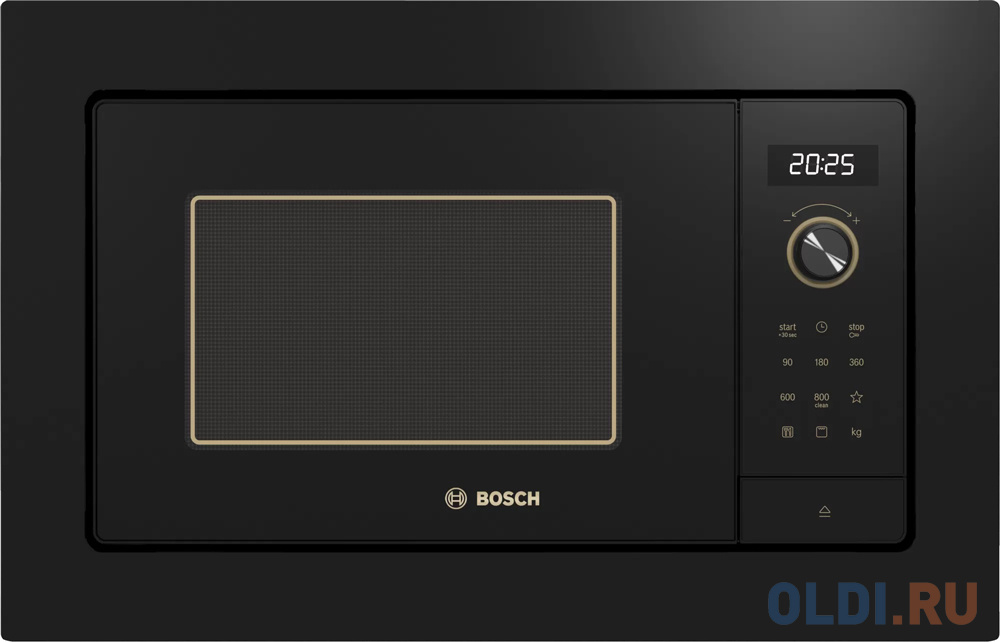 Встраиваемая микроволновая печь Bosch BEL653MY3 800 Вт чёрный микроволновая печь profi cook pc mwg 1204 800 вт чёрный