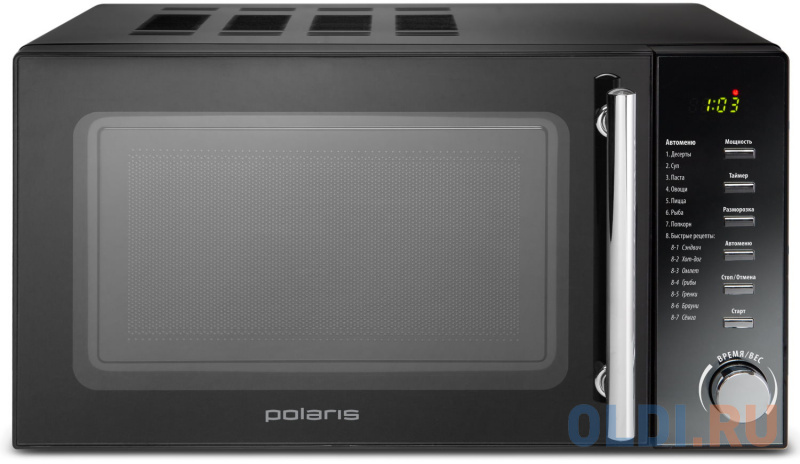 

Микроволновая Печь Polaris PMO 2002D RUS 20л. 1200Вт черный