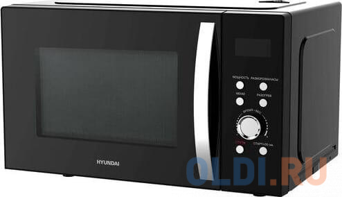 

Микроволновая печь Hyundai HYM-D2078, 800Вт, 23л, черный /серебристый