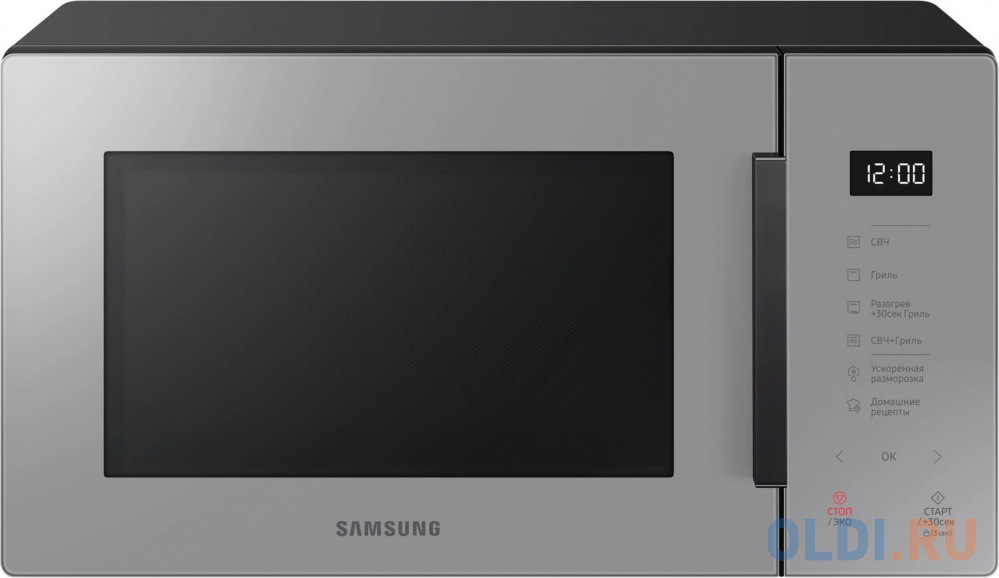 Микроволновая Печь Samsung MG23T5018AG/BW 23л. 800Вт серый