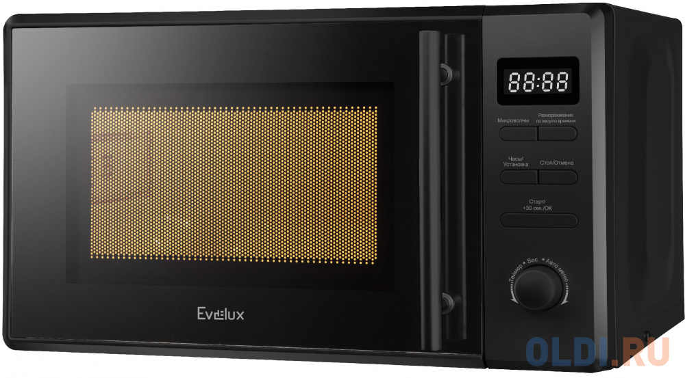 Микроволновая печь 20L SOLO MW 203 B 700W BLACK EVELUX - MW 203 B