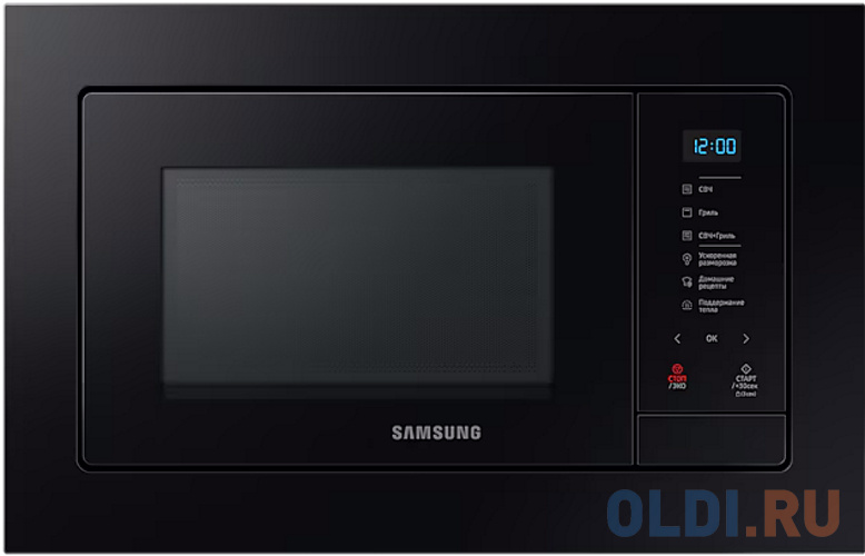 

Встраиваемая микроволновая печь Samsung MG23A7118AK/BW 800 Вт чёрный