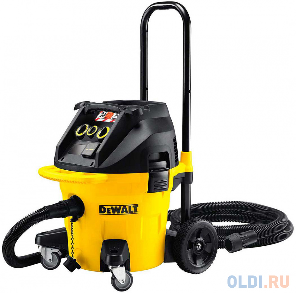 Промышленный пылесос DeWalt DWV902L-QS сухая влажная уборка жёлтый чёрный