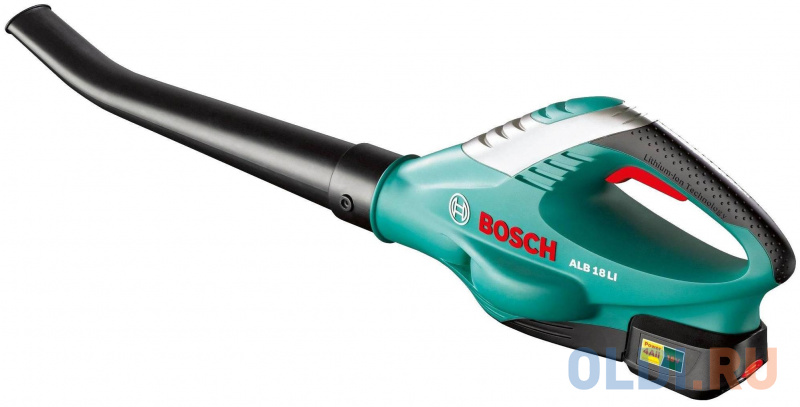 

Электрическая воздуходувка Bosch ALB 18 LI сухая уборка зелёный чёрный без АКБ и ЗУ