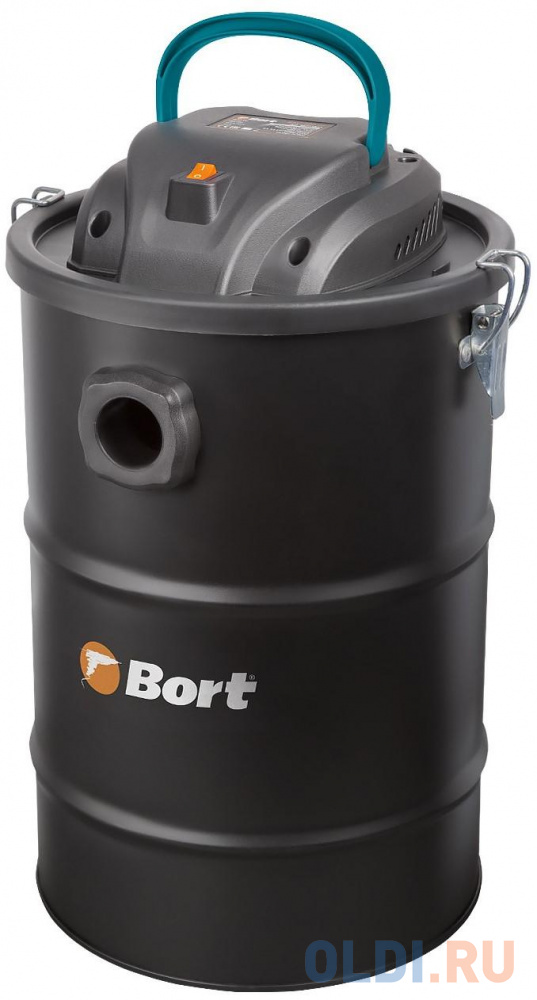 Bort Пылесос электрический BAC-500-22 для сбора золы {Мощность 500 Вт; Уровень шума 80 дБ; Емкость пылесборника 22 л; 4,42 (4,42) кг; 32,5 x 32,5 x 44
