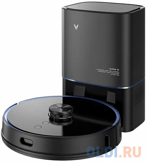 Робот-пылесос Xiaomi VIOMI Robot Vacuum Cleaner S9 сухая влажная уборка черный фото