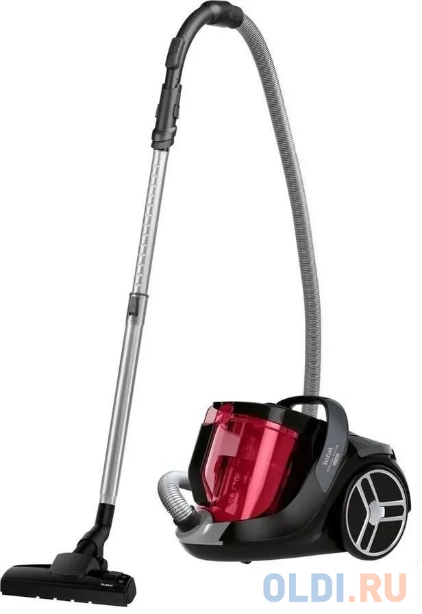 

Пылесос Tefal Silence Force Cyclonic TW7233EA 550Вт красный/серый
