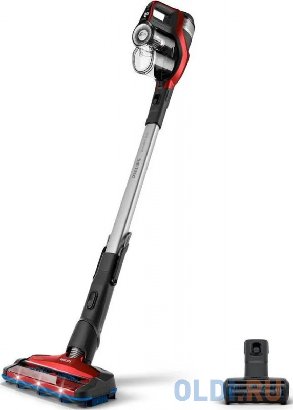 

Aккумуляторный пылесос Philips XC7043/01 сухая уборка черно-красный