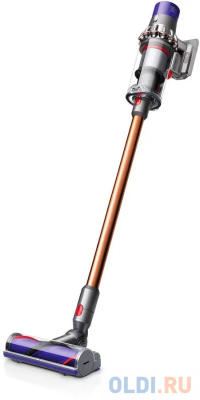 

Вертикальный пылесос Dyson V10 Absolute Extra сухая уборка серый оранжевый