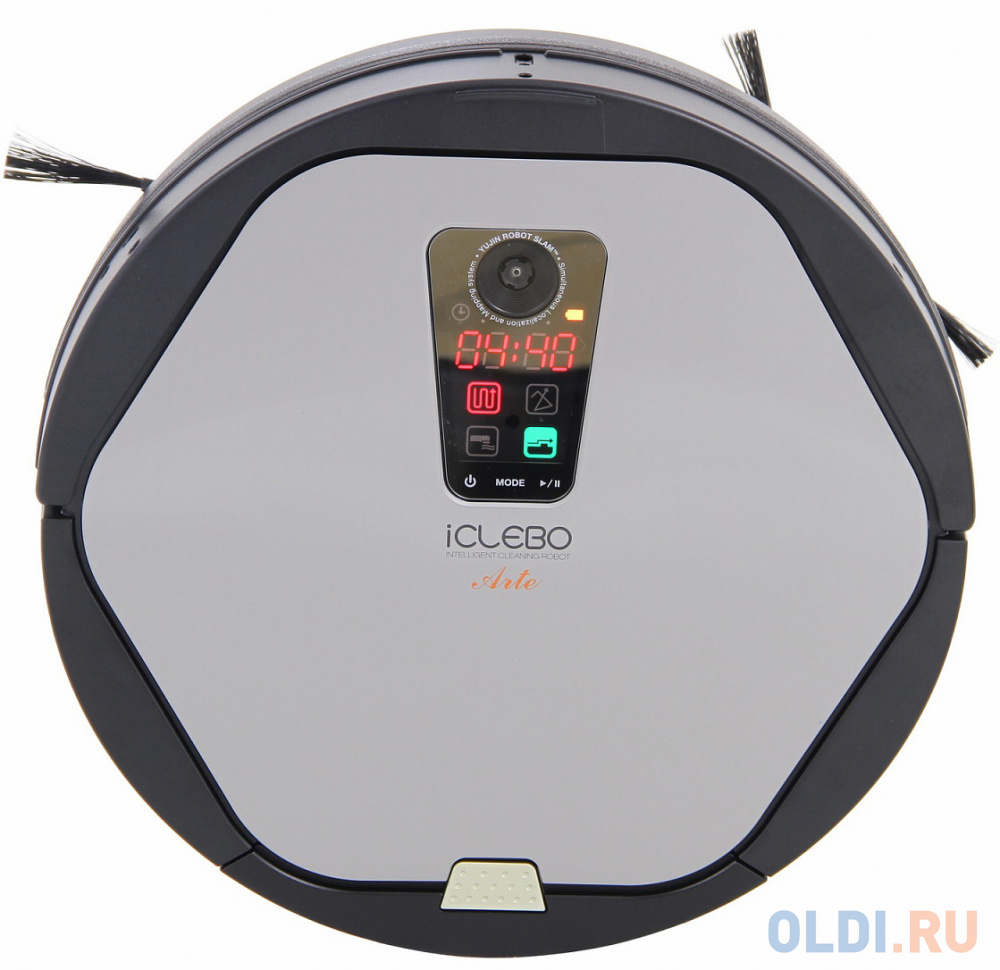 Робот-пылесос iClebo Arte сухая уборка серебристый tefal робот пылесос 4в1 x plorer serie 50 rg7365wh