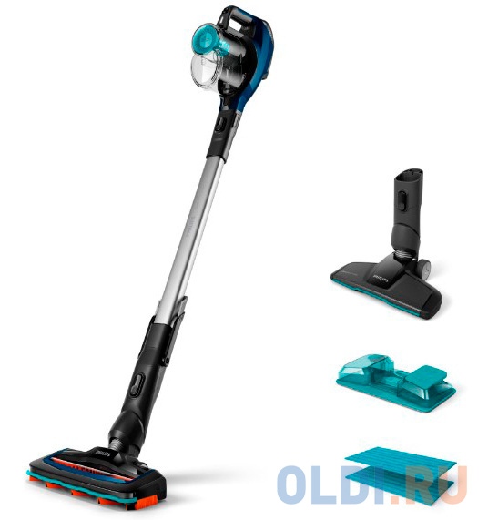 

Пылесос ручной Philips FC6718/01 черный/синий