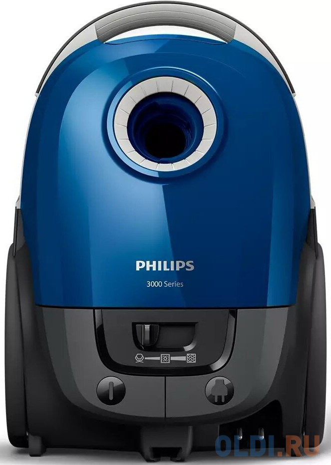 Пылесос Philips/ Пылесос Philips, безмешковый, мощность 900 Вт, Насадка TriActive, объем пылесборника 1.5 л, цвет синий Вид№5